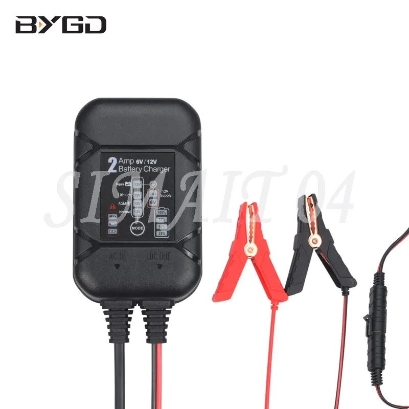 2A Lead-acid Battery Charger 6V12V Car Maintenance Lithium Waterproof AGM Six-stage Battery Charger
2A Lead-acid Battery Charger 6V12V Car Maintenance Lithium Waterproof AGM Six-stage Battery Charger