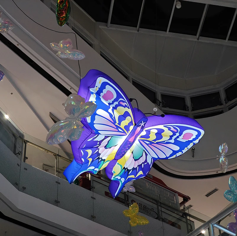 Carnival Stage Colorful Hanging Inflatable Butterfly Blow up Insect Giant Inflatable Butterfly Model With LED
Carnival Stage Colorful Hanging Inflatable Butterfly Blow up Insect Giant Inflatable Butterfly Model With LED