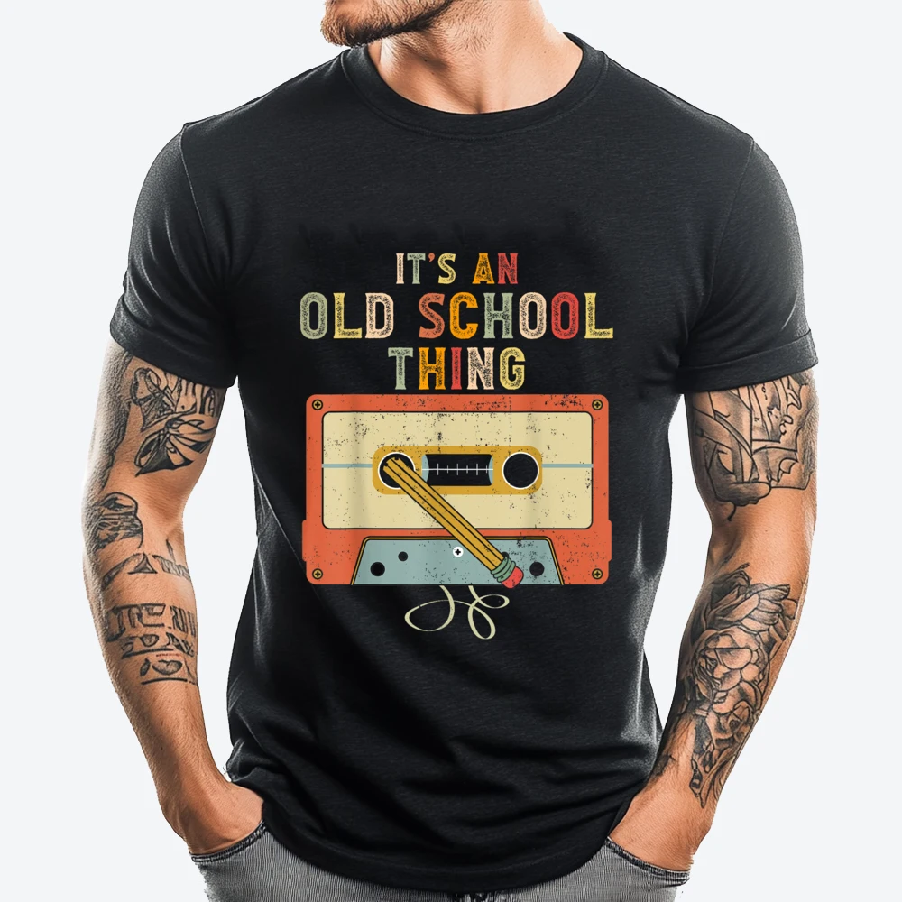 Retro Cassette Tape Music 80s 90s Women Plain T Shirts Wholesale Mans New Year 2025 Graphic T Shirts Tshirts Men Vintage Style
Retro Cassette Tape Music 80s 90s Women Plain T Shirts Wholesale Mans New Year 2025 Graphic T Shirts Tshirts Men Vintage Style