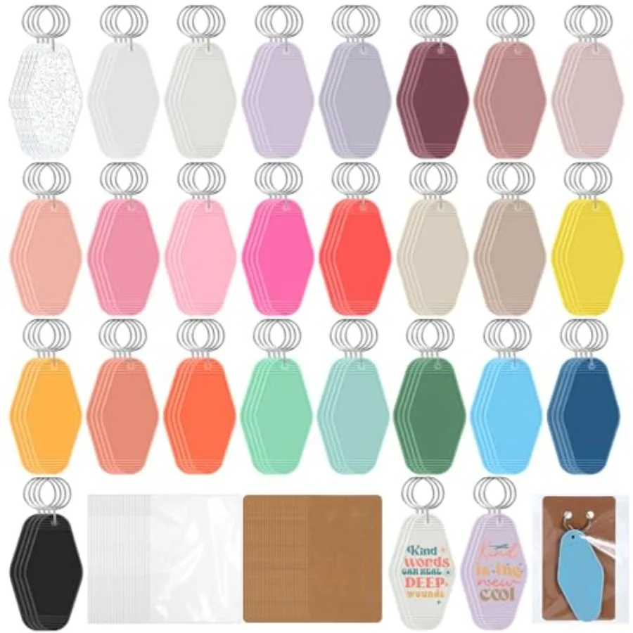 300 Pcs Blank Motel Keychain 25 Colors Sublimation Hotel Keychain Include 100 Vintage Rhombus Hotel Key Chains 100 Display Card
300 Pcs Blank Motel Keychain 25 Colors Sublimation Hotel Keychain Include 100 Vintage Rhombus Hotel Key Chains 100 Display Card