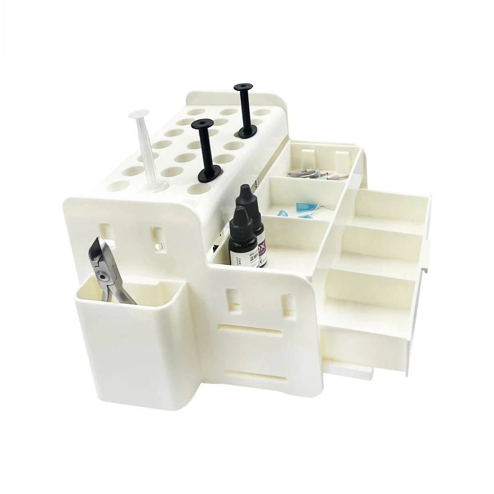 Dental Acrylic Composite Applicator Dispenser Storage Rack Syringe Tools Dentist Accessories Organizer with Drawer Storage Box
Dental Acrylic Composite Applicator Dispenser Storage Rack Syringe Tools Dentist Accessories Organizer with Drawer Storage Box