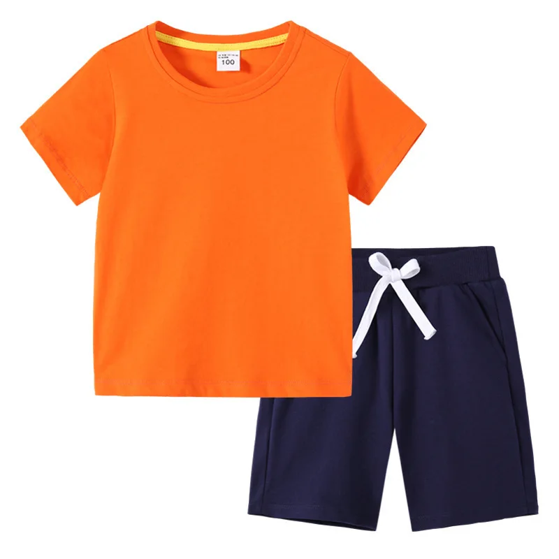 2pcs Kids Cartoon T Shirt and Shorts Outfits Set Children Summer Cotton Short Sleeves T-shirt and Short Suits
2pcs Kids Cartoon T Shirt and Shorts Outfits Set Children Summer Cotton Short Sleeves T-shirt and Short Suits