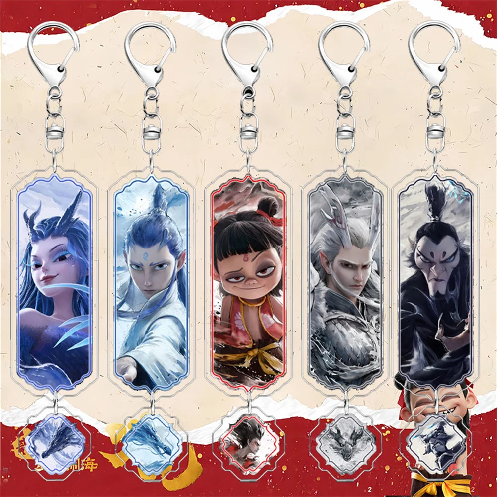 6CM Charm Anime NE ZHA Acrylic Keychain Model Cosplay Characters Ornament Accessories Goods Collection Gifts
6CM Charm Anime NE ZHA Acrylic Keychain Model Cosplay Characters Ornament Accessories Goods Collection Gifts