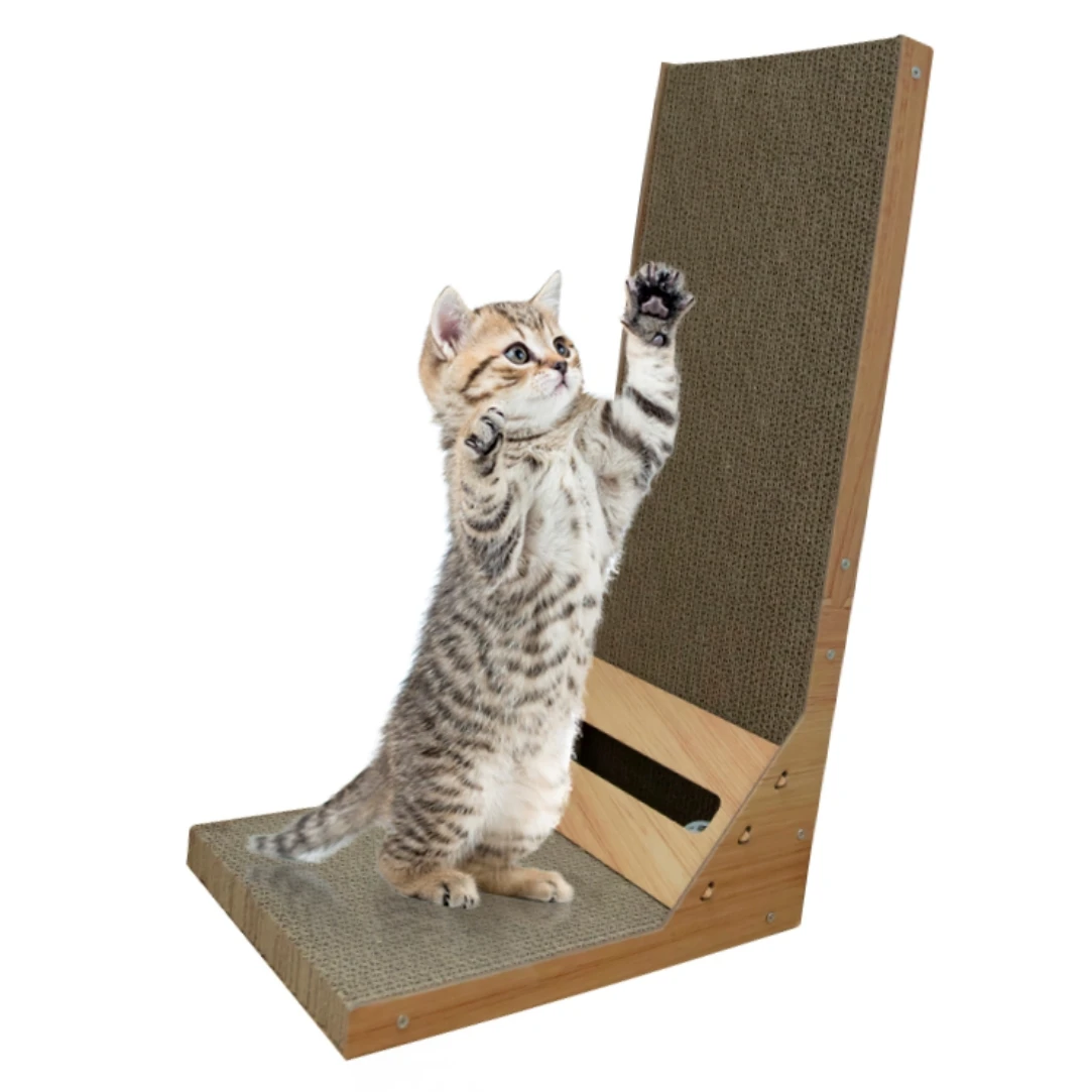 High Quality Custom Interactive Cat Scratcher L Shape Wear-Resistant Furniture Pet House Corrugated Cat Scratch Board Cat Funny
High Quality Custom Interactive Cat Scratcher L Shape Wear-Resistant Furniture Pet House Corrugated Cat Scratch Board Cat Funny