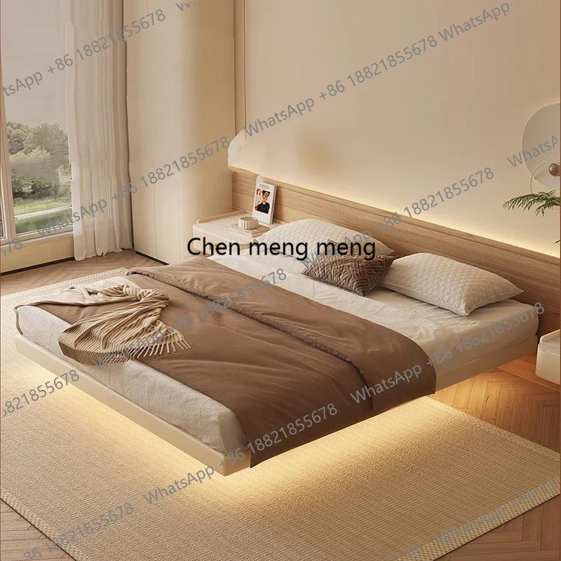 Sleeping Double Bed Modern Wooden Soft Comfortable White Cream Interior Creative Accent Bed Designer Muebles Unique Furniture
Sleeping Double Bed Modern Wooden Soft Comfortable White Cream Interior Creative Accent Bed Designer Muebles Unique Furniture