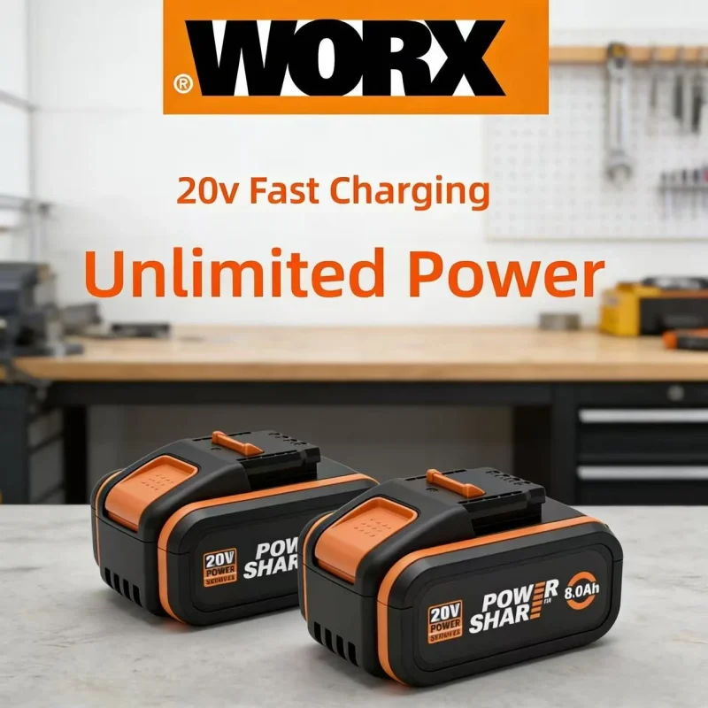 Original Quality Fit for Worx 20V 18650 Battery 4.0Ah 6.0Ah 8.0Ah High Rate Discharge Power Tool WA3520 WA3525 WA3575 WA3578
Original Quality Fit for Worx 20V 18650 Battery 4.0Ah 6.0Ah 8.0Ah High Rate Discharge Power Tool WA3520 WA3525 WA3575 WA3578