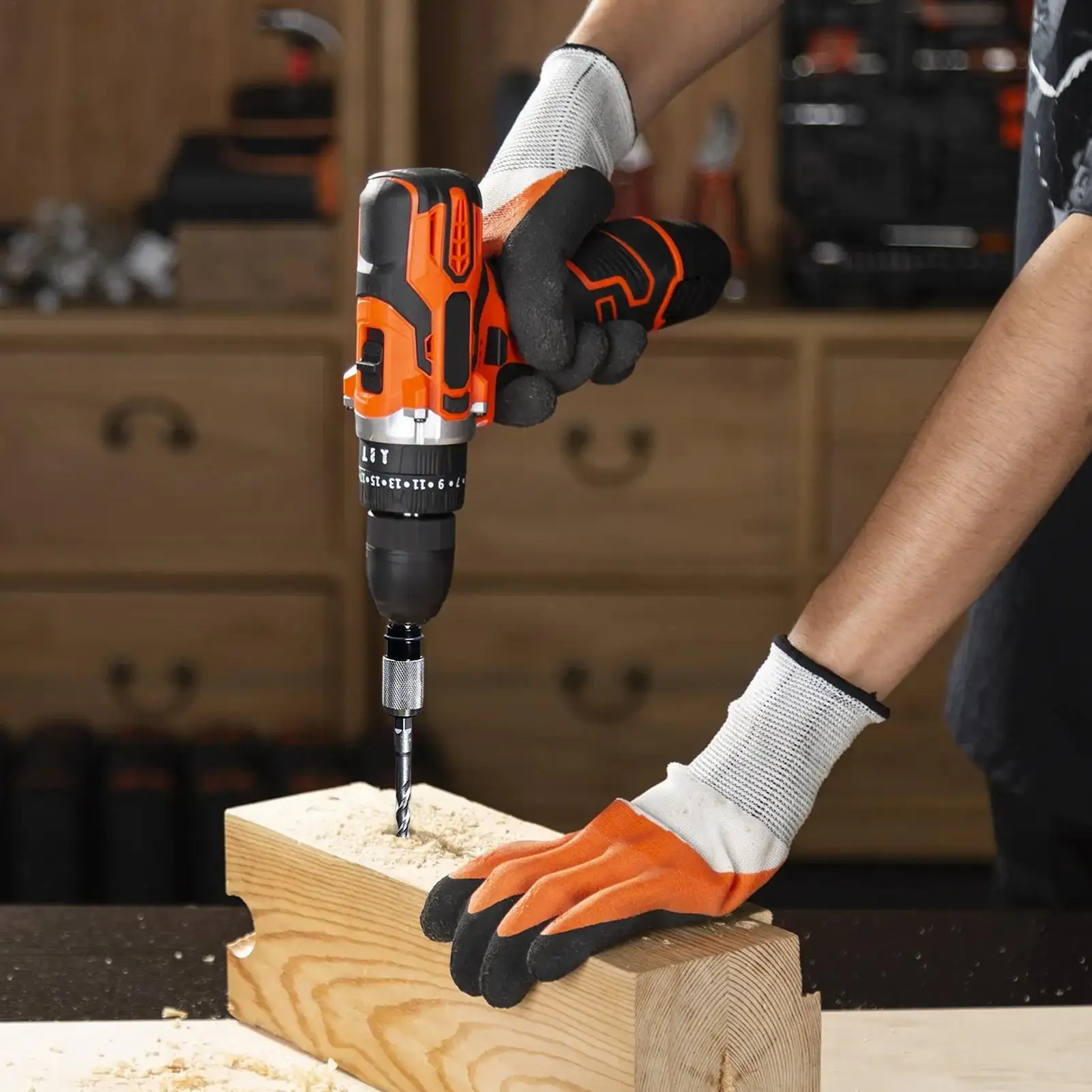 Беспроводная перфораторная дрель, быстросъемная, долговечная адаптерная ударная дрель для мужчин и женщин, профессиональный дом, в помещении, на открытом воздухе
Беспроводная перфораторная дрель, быстросъемная, долговечная адаптерная ударная дрель для мужчин и женщин, профессиональный дом, в помещении, на открытом воздухе