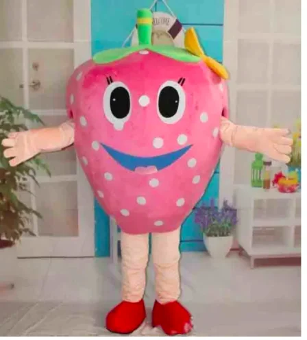 New Adult Hot Sale Foam pink colour happy face strawberry Mascot Costume Plush Christmas Fancy Dress Halloween Mascot Costume
New Adult Hot Sale Foam pink colour happy face strawberry Mascot Costume Plush Christmas Fancy Dress Halloween Mascot Costume