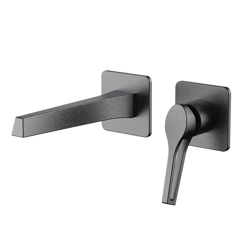 Concealed packaging, into the wall, basin, faucet, all copper, hot and cold water, single handle, split
Concealed packaging, into the wall, basin, faucet, all copper, hot and cold water, single handle, split