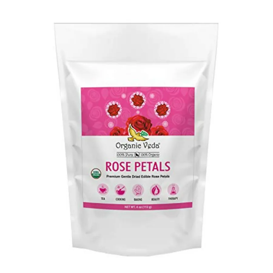 Dried Rose Petals, 4 oz - 100% Organic Real - Food Grade USDA Petal for Making Water, Baking, Herbal Tea, Cosmetics, Decor, Bat
Dried Rose Petals, 4 oz - 100% Organic Real - Food Grade USDA Petal for Making Water, Baking, Herbal Tea, Cosmetics, Decor, Bat