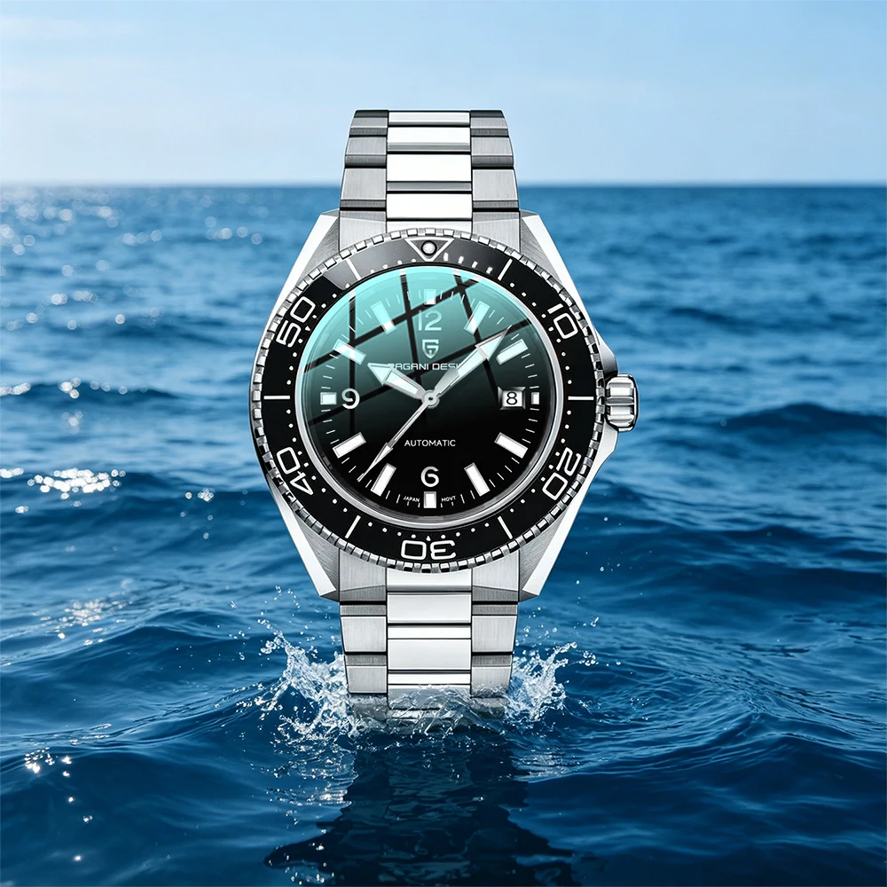 PAGANI DESIGN Men's Automatic MIYOTA 8215 Diving Watch 100M Waterproof BlackBezel Stainless Steel Sports Luminous Wristwatch for
PAGANI DESIGN Men's Automatic MIYOTA 8215 Diving Watch 100M Waterproof BlackBezel Stainless Steel Sports Luminous Wristwatch for