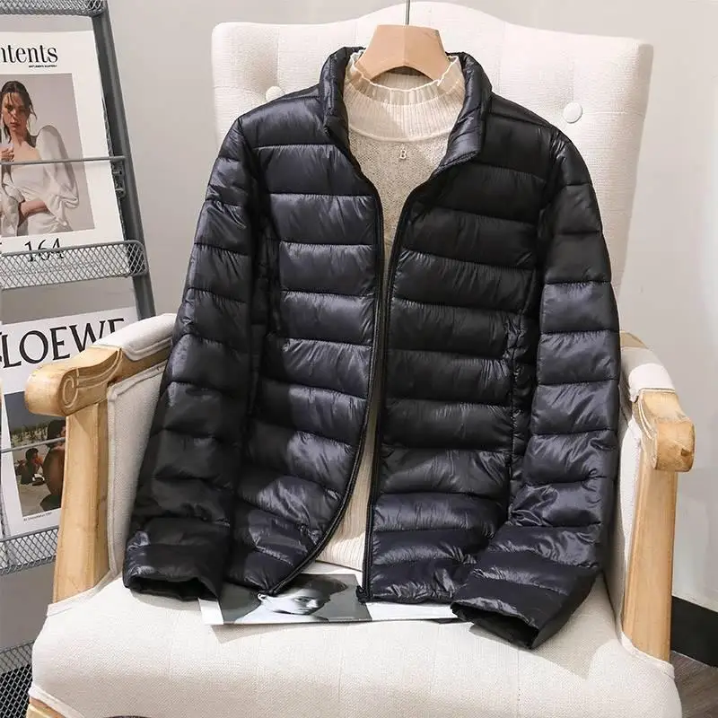 Slim Fit ort Casual Lightweight Cotton Jaet Stand Collar Mom Size Large Coat Sle Autumn Winter Faion Ladies Coat
Slim Fit ort Casual Lightweight Cotton Jaet Stand Collar Mom Size Large Coat Sle Autumn Winter Faion Ladies Coat