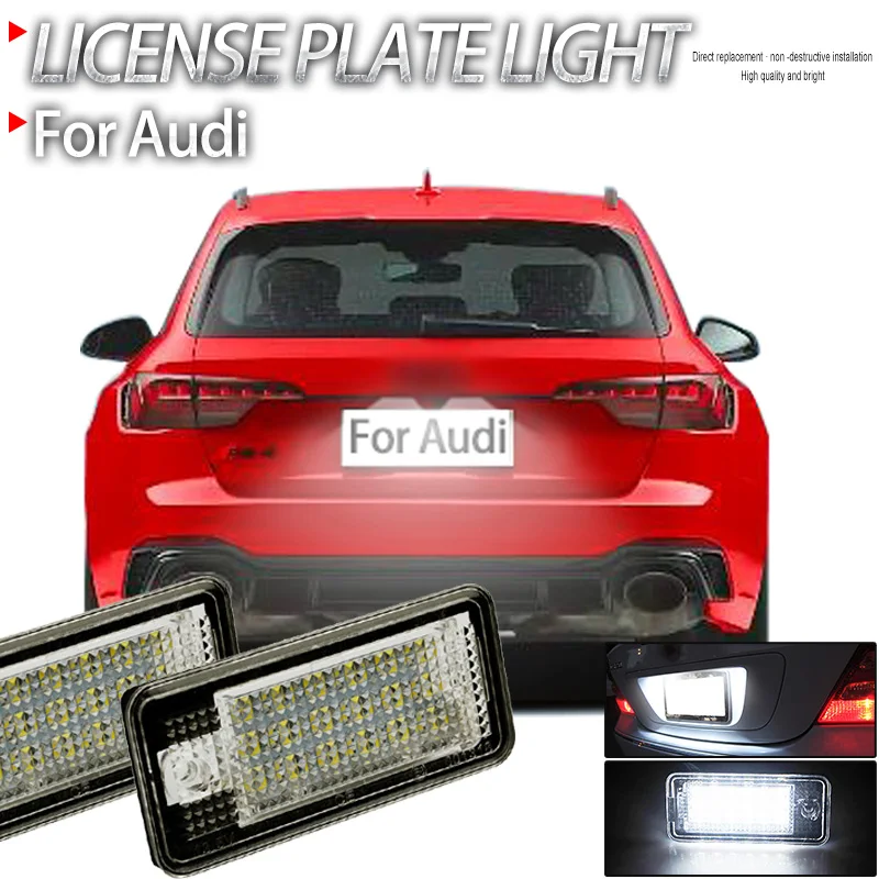 2PCS Auto Canbus No Error Car LED Number License Plate Light 12V For Audi A3 S3 A4 S4 RS4 A6 S6 RS6 C6 A8 B6 B7 Q7 the Car
2PCS Auto Canbus No Error Car LED Number License Plate Light 12V For Audi A3 S3 A4 S4 RS4 A6 S6 RS6 C6 A8 B6 B7 Q7 the Car