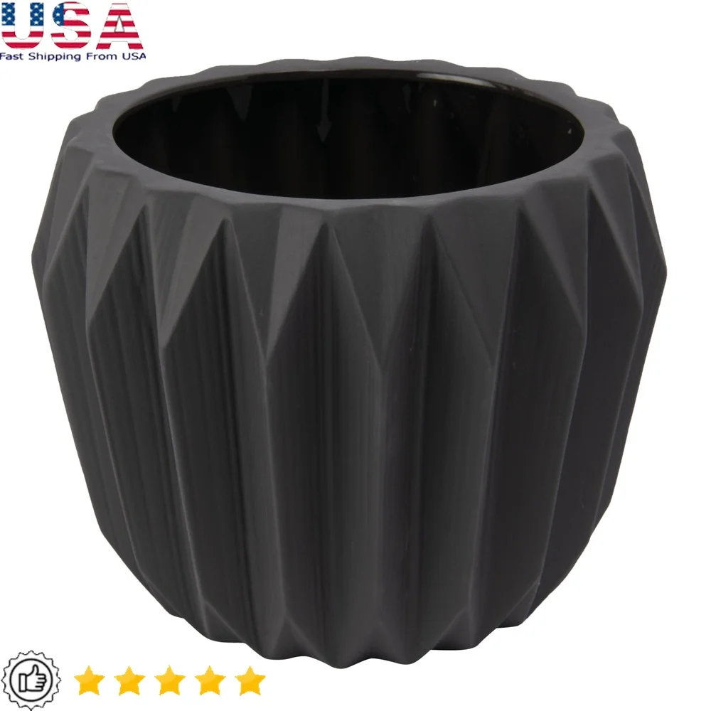 Stoneware Fluted Planter Decorative Flower Pot Indoor Outdoor Suitable Succulents Herbs Modern Home Decor Durable Easy Clean
Stoneware Fluted Planter Decorative Flower Pot Indoor Outdoor Suitable Succulents Herbs Modern Home Decor Durable Easy Clean