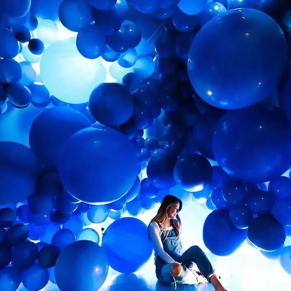 5 "10" 12 "18" Latex Balloons Matte Pure Blue Balloons Round Blue Art Shape Wedding Decoration Birthday Party Helium Balloons
5 "10" 12 "18" Latex Balloons Matte Pure Blue Balloons Round Blue Art Shape Wedding Decoration Birthday Party Helium Balloons