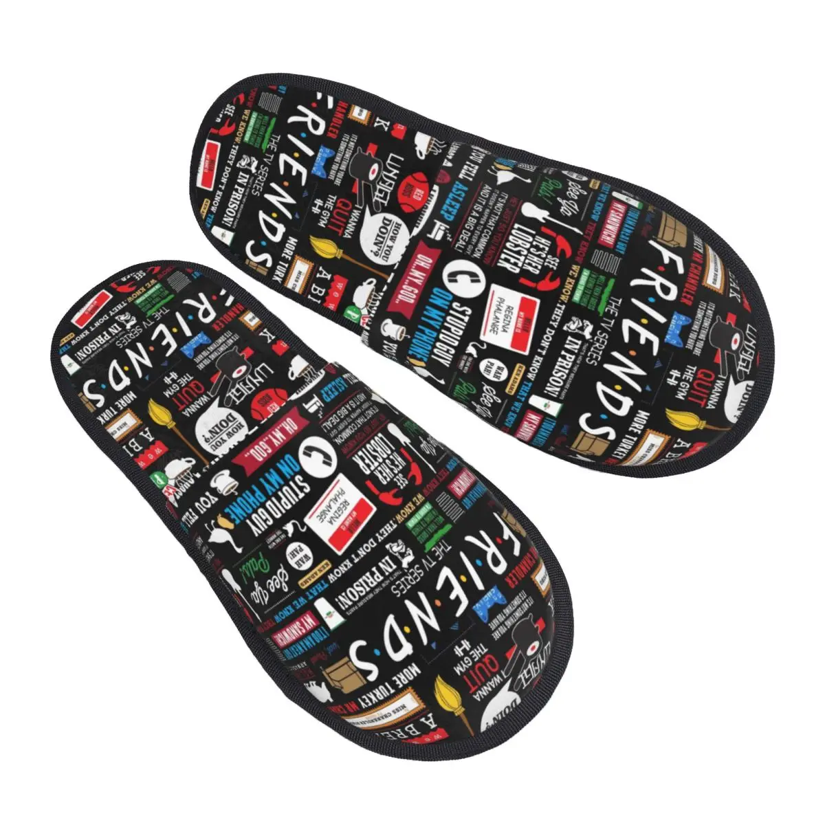 Custom Funny TV Show Friends Collage Guest Slippers for Spa Women House Slipper
Custom Funny TV Show Friends Collage Guest Slippers for Spa Women House Slipper