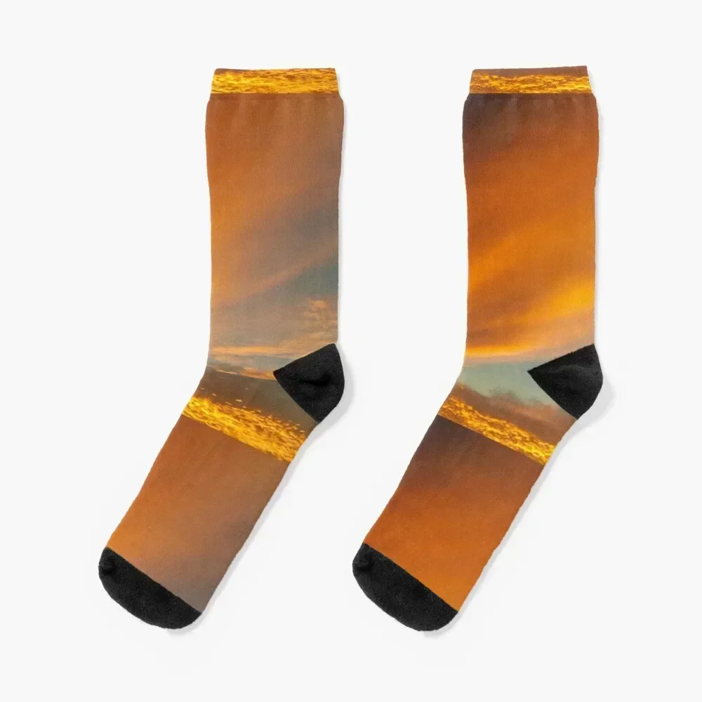 Red orange summer clouded sunset lights up the sky Socks Stockings christmas gifts sport Socks Man Women's
Red orange summer clouded sunset lights up the sky Socks Stockings christmas gifts sport Socks Man Women's