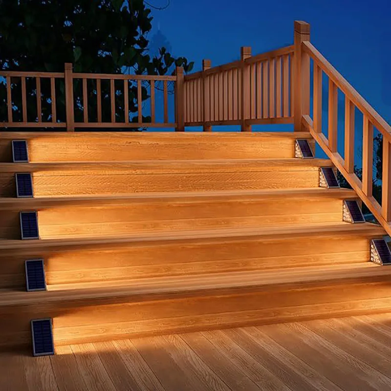 Outdoor Triangular Stair Light Simple High-end Bright Garden Courtyard Rainproof Solar Step Fence Practical Atmosphere Light
Outdoor Triangular Stair Light Simple High-end Bright Garden Courtyard Rainproof Solar Step Fence Practical Atmosphere Light