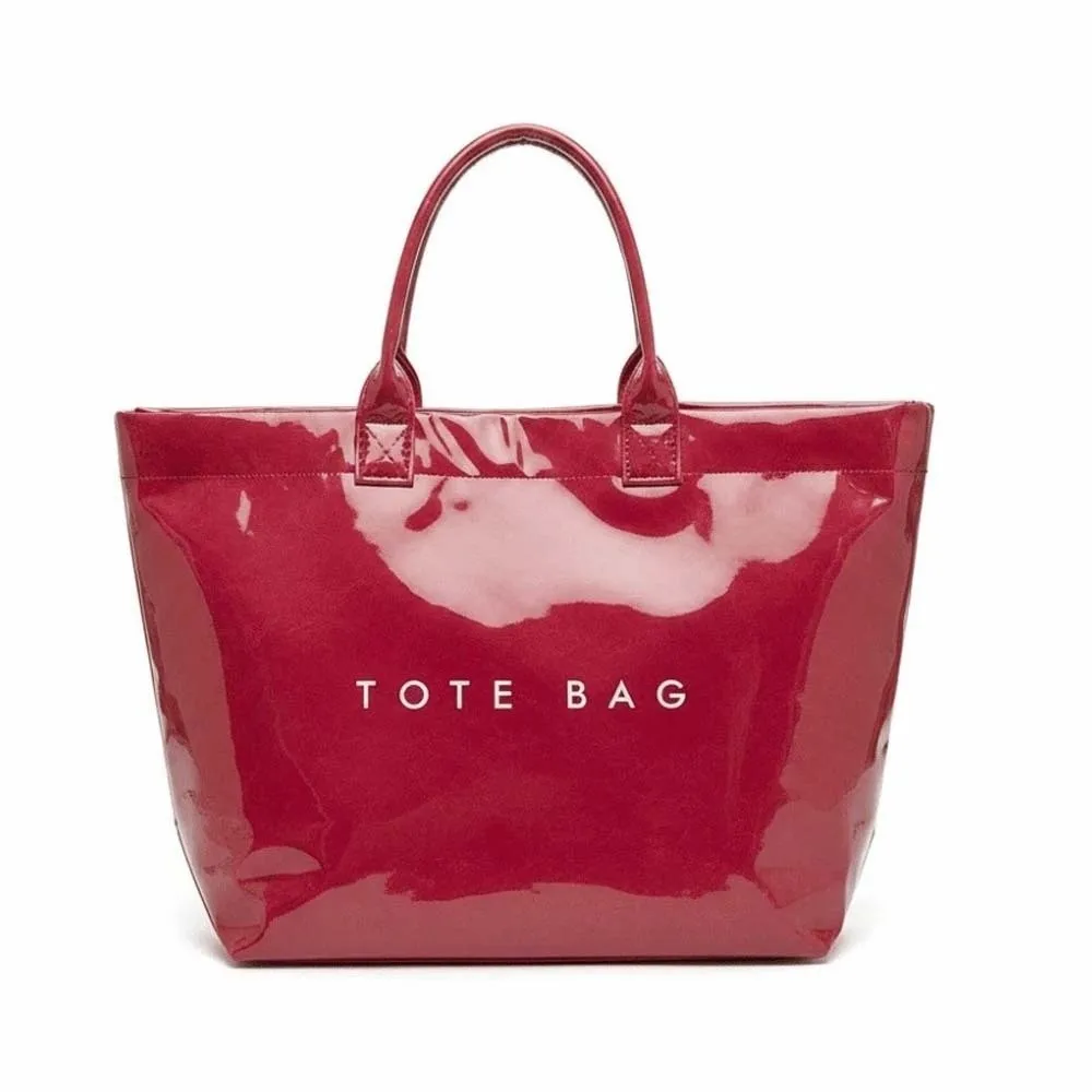 Transparent PVC Paper Tote Bag Magnetic Buckle PU Leather Women Commute Handbag Solid Color Korean Style
Transparent PVC Paper Tote Bag Magnetic Buckle PU Leather Women Commute Handbag Solid Color Korean Style