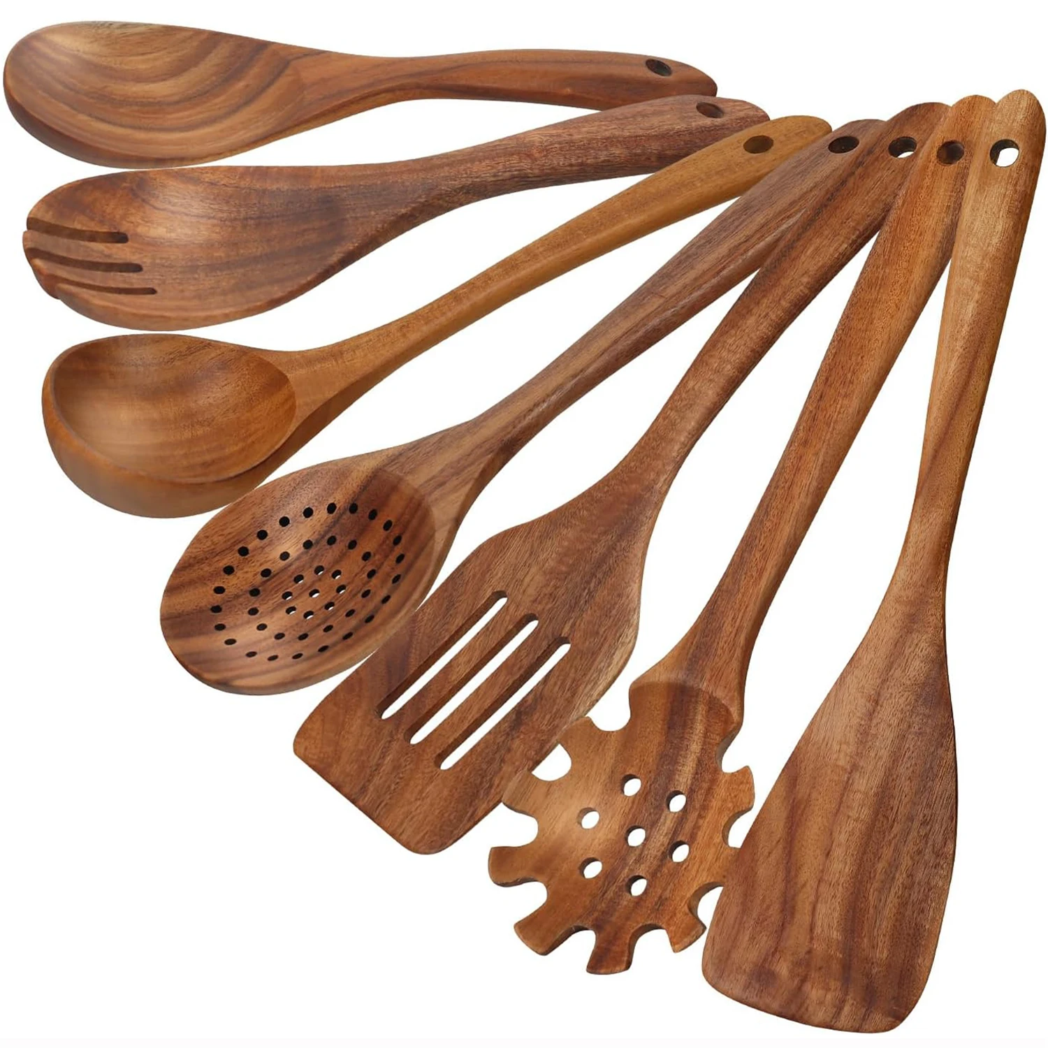 7pcs Wooden Spoons for Cooking, Wooden Kitchen Utensil Set Wooden Cooking Utensils Wooden Spatula
7pcs Wooden Spoons for Cooking, Wooden Kitchen Utensil Set Wooden Cooking Utensils Wooden Spatula