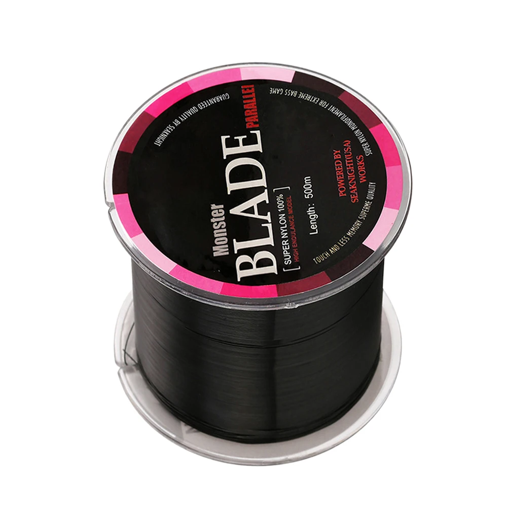 Super Strength Durable 500m Nylon Fishing Line Fishing Main Line Seapole Fishing Gear Lure Wire Black (0.6)
Super Strength Durable 500m Nylon Fishing Line Fishing Main Line Seapole Fishing Gear Lure Wire Black (0.6)