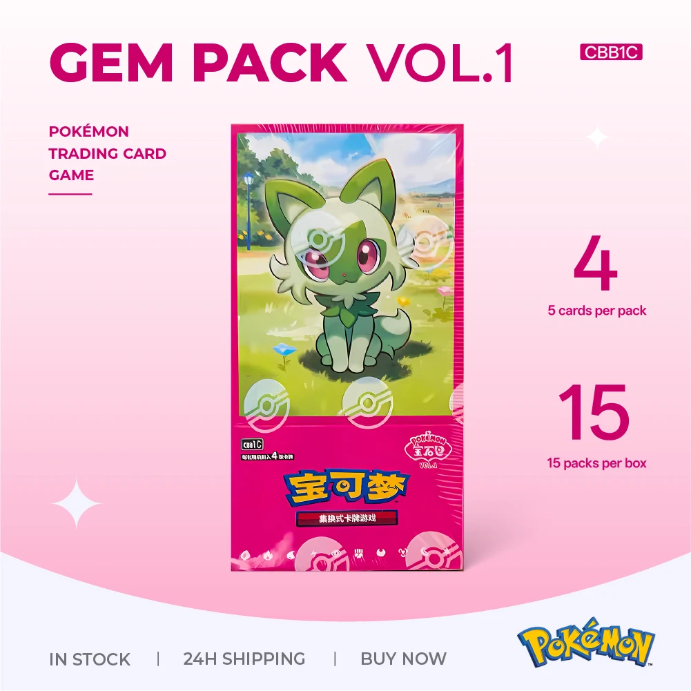 In Stock Original Chinese Pokemon PTCG Card Scarlet & Violet Gem Pack Vol.1 Vol.2 Vol.3-5 Gengar 151 Collection Children's Gift
In Stock Original Chinese Pokemon PTCG Card Scarlet & Violet Gem Pack Vol.1 Vol.2 Vol.3-5 Gengar 151 Collection Children's Gift