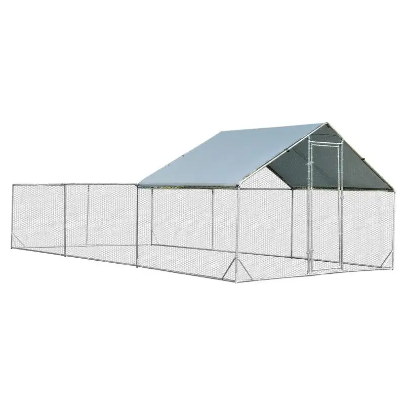 Large Metal Chicken Coop with Waterproof and Sun-proof Cover
Large Metal Chicken Coop with Waterproof and Sun-proof Cover