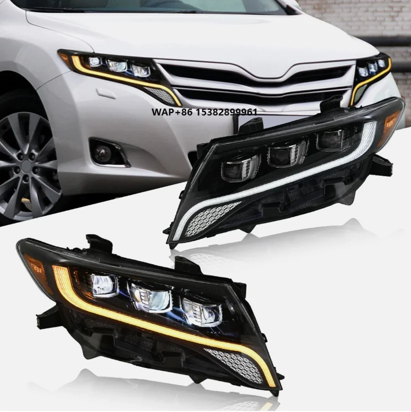 DT Factory Price 3 Lens LED Modified Upgrade Headlamp Headlights for for Venza 09-15
DT Factory Price 3 Lens LED Modified Upgrade Headlamp Headlights for for Venza 09-15