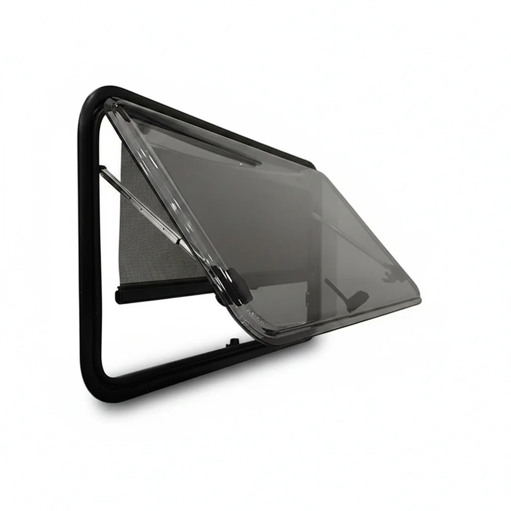 RV Window Replacement, 1200x500mm Double Glazing Acrylic Caravan Window with Blinds and Insect Screens, for Motorhome
RV Window Replacement, 1200x500mm Double Glazing Acrylic Caravan Window with Blinds and Insect Screens, for Motorhome