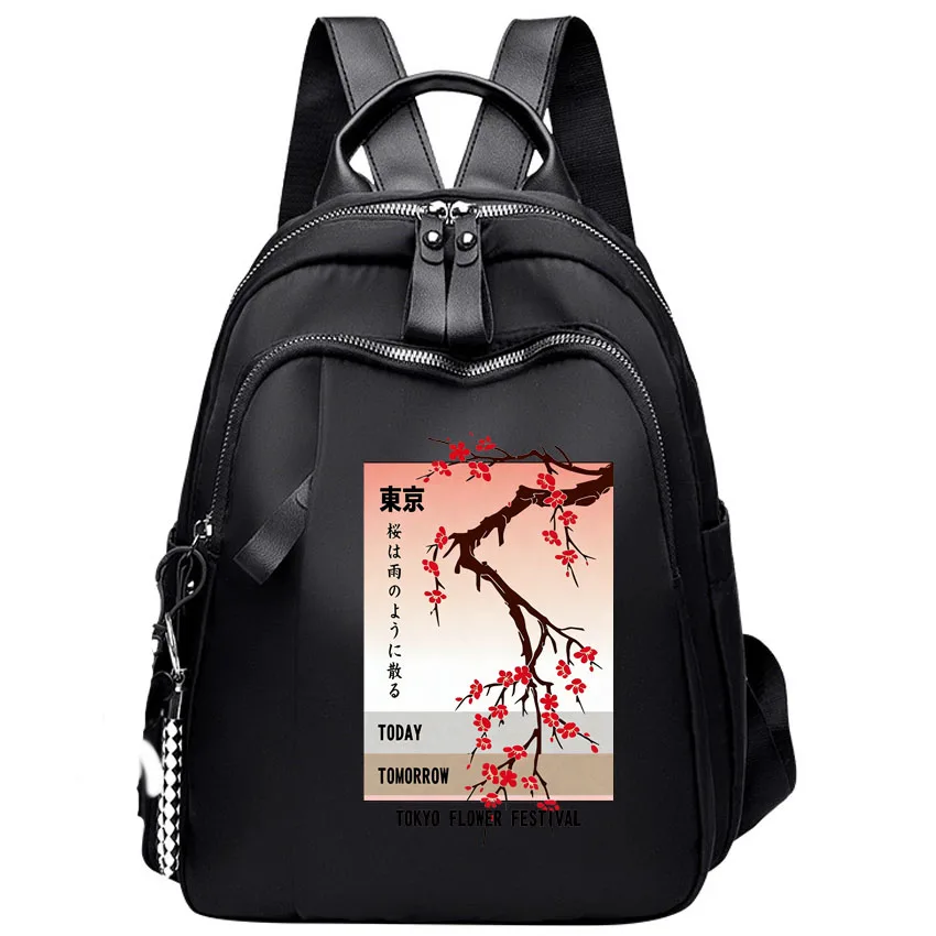 Tokyo Flower Festival Printed Travel Female backpack double-shoulder bag fashionable travel schoolbag women's multi-purpose bag
Tokyo Flower Festival Printed Travel Female backpack double-shoulder bag fashionable travel schoolbag women's multi-purpose bag