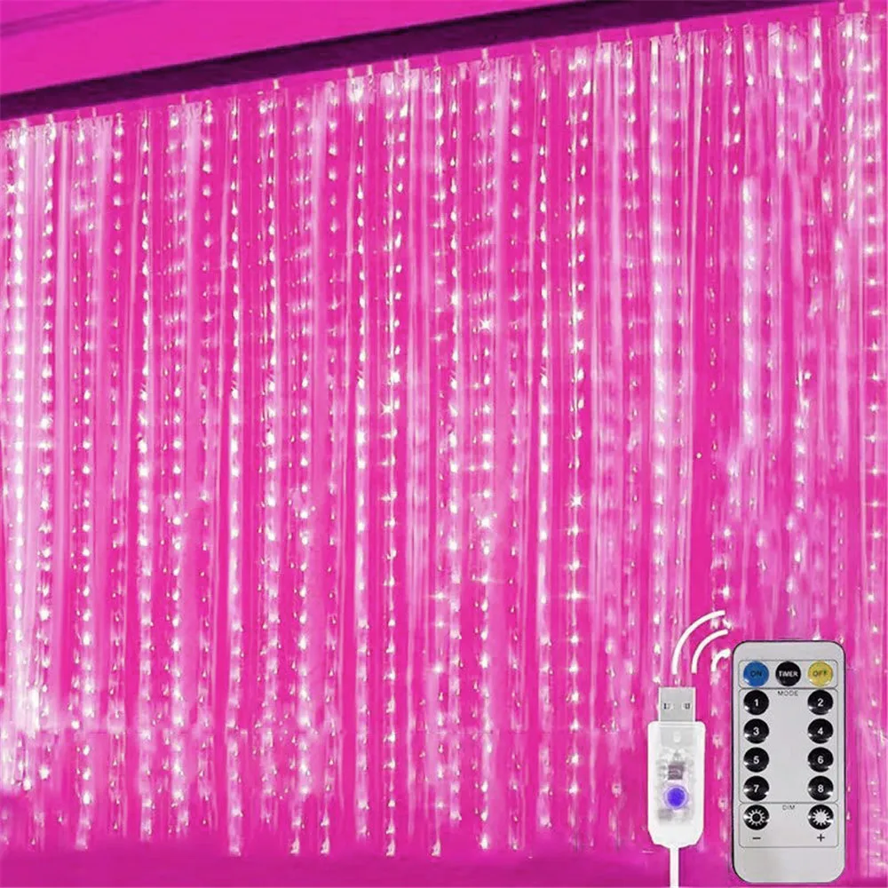 Fairy Lights 3/6M USB Curtain LED String Lights EID Mubarak Bedroom Wedding Valentine's Day Ramadan Home Decoration
Fairy Lights 3/6M USB Curtain LED String Lights EID Mubarak Bedroom Wedding Valentine's Day Ramadan Home Decoration