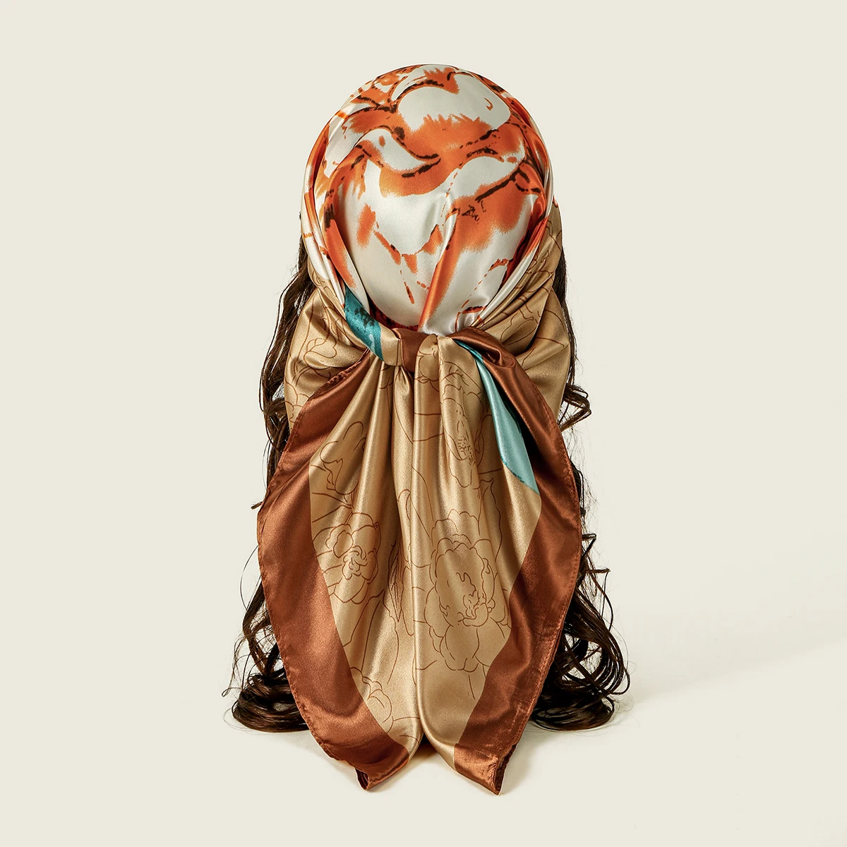 90*90cm Satin Silk Square Scarf Woman Fashion Kerchief Neck Head/Hair Scarves Bandana Handkerchief Floral Printed Headscarf
90*90cm Satin Silk Square Scarf Woman Fashion Kerchief Neck Head/Hair Scarves Bandana Handkerchief Floral Printed Headscarf