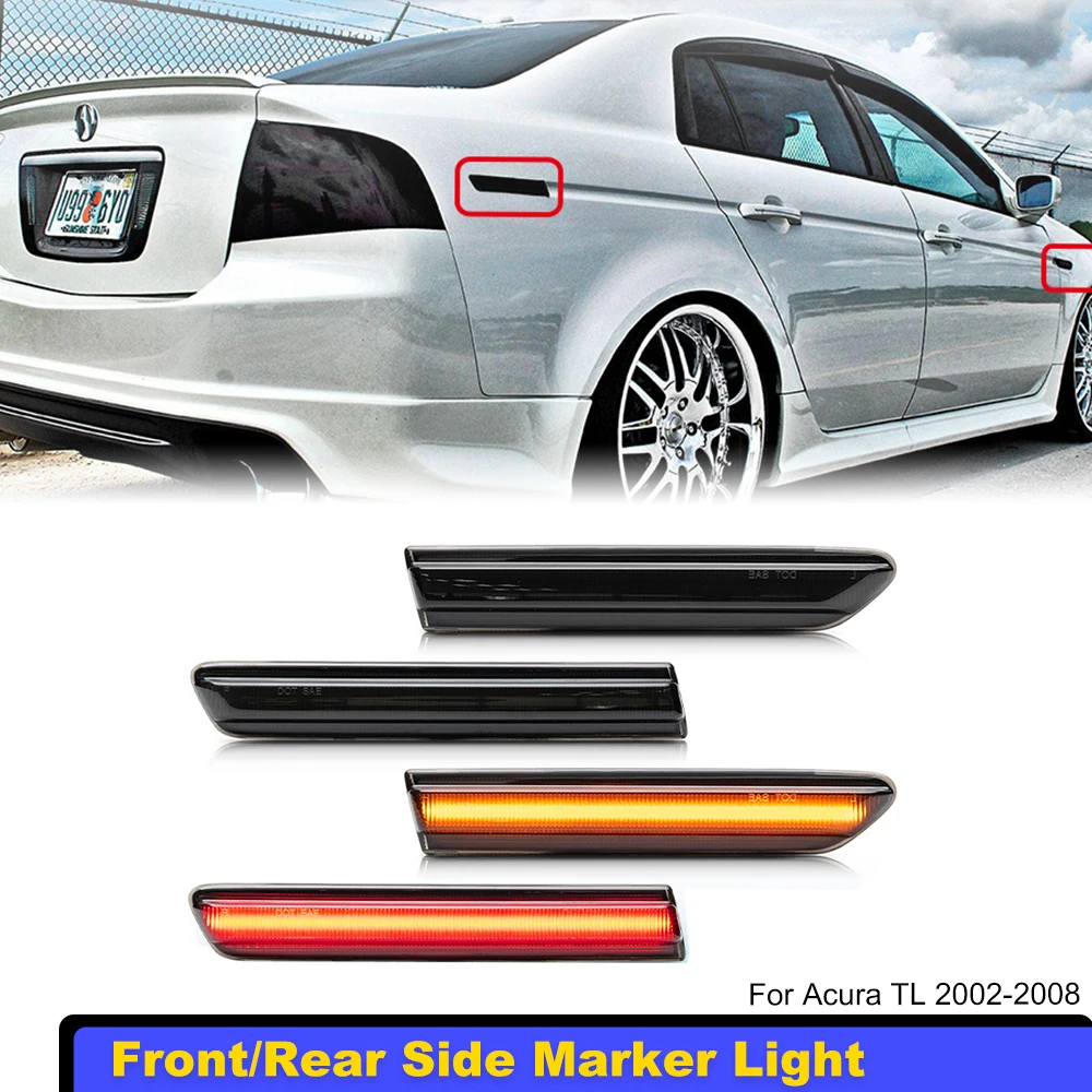Car LED Side Marker Lights Red Yellow White Smoked Turn Signal Running Lamps For Acura TL 2004 2005 2006 2007 2008 Accessories
Car LED Side Marker Lights Red Yellow White Smoked Turn Signal Running Lamps For Acura TL 2004 2005 2006 2007 2008 Accessories