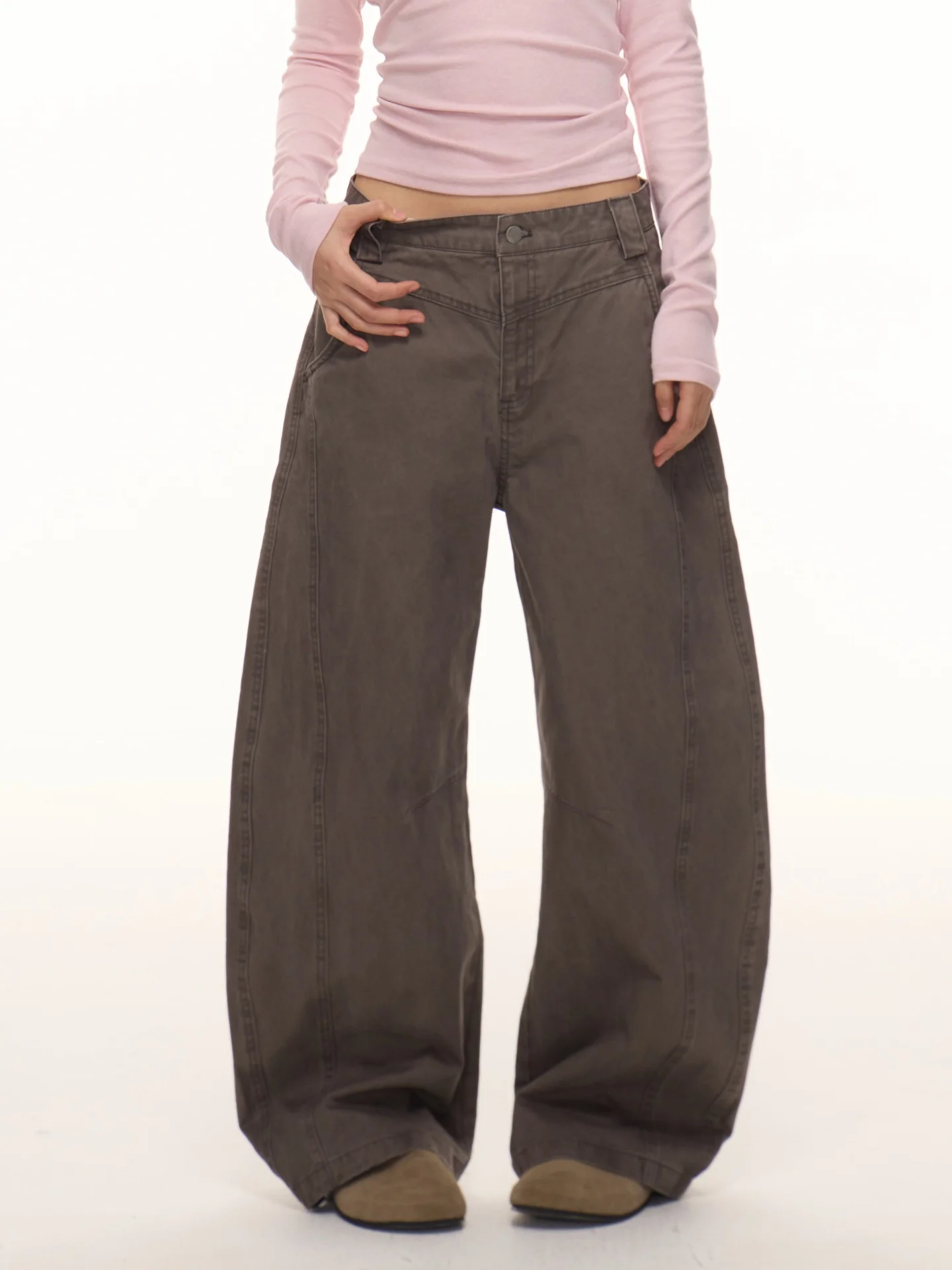 Nova B Lazy Sle High Waist Wide Leg Jeans Women's Loose Fit Casual Cotton Jeans Brued Fce Knife Denim Pants
Nova B Lazy Sle High Waist Wide Leg Jeans Women's Loose Fit Casual Cotton Jeans Brued Fce Knife Denim Pants