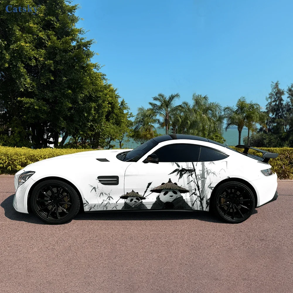 Panda Warrior Bamboo Hat Car Vinyl Wraps Decal Self-adhesive PVC Sticker Suitable for Trucks SUV Decor Auto Accessories Gift
Panda Warrior Bamboo Hat Car Vinyl Wraps Decal Self-adhesive PVC Sticker Suitable for Trucks SUV Decor Auto Accessories Gift