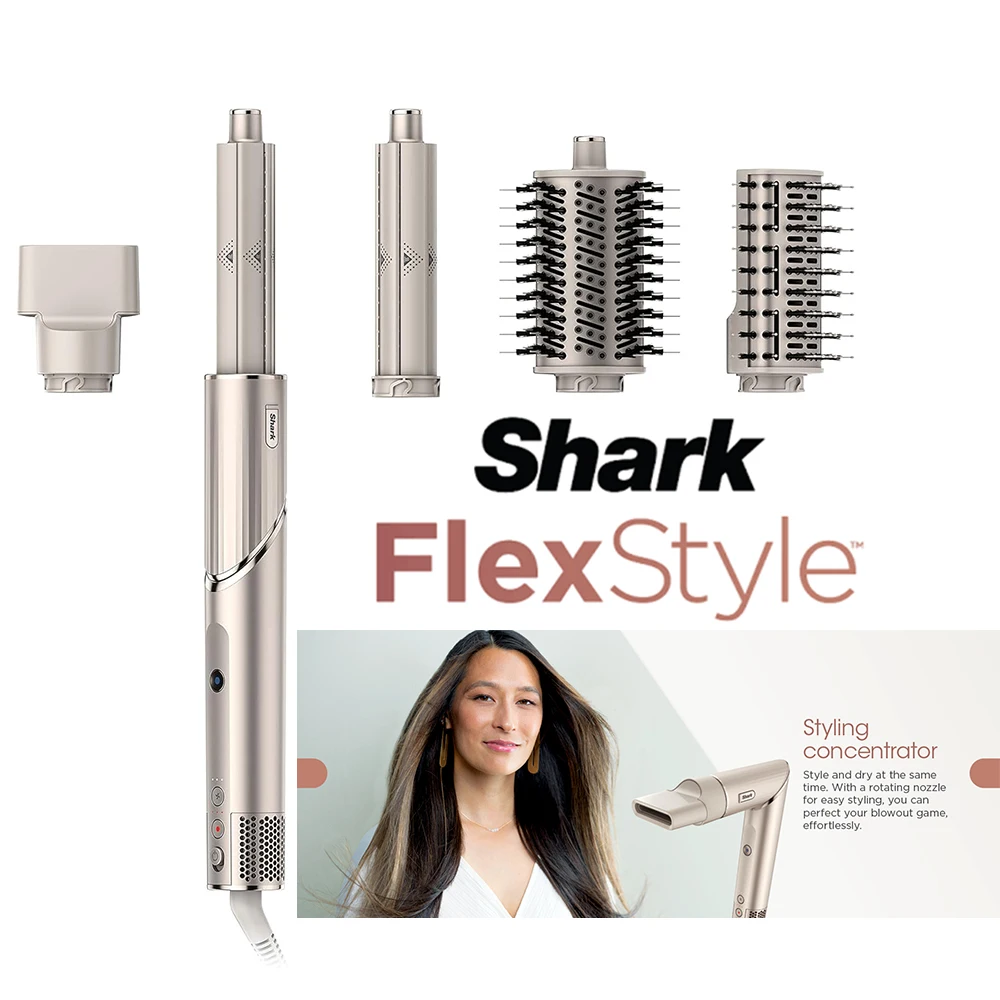 Shark FlexStyle HD430 Negative Ion 5 in 1 Hair Dryer&Air Styler Wrap,Powerful Brush & Multi-Styler With Auto-Wrap Curlers
Shark FlexStyle HD430 Negative Ion 5 in 1 Hair Dryer&Air Styler Wrap,Powerful Brush & Multi-Styler With Auto-Wrap Curlers