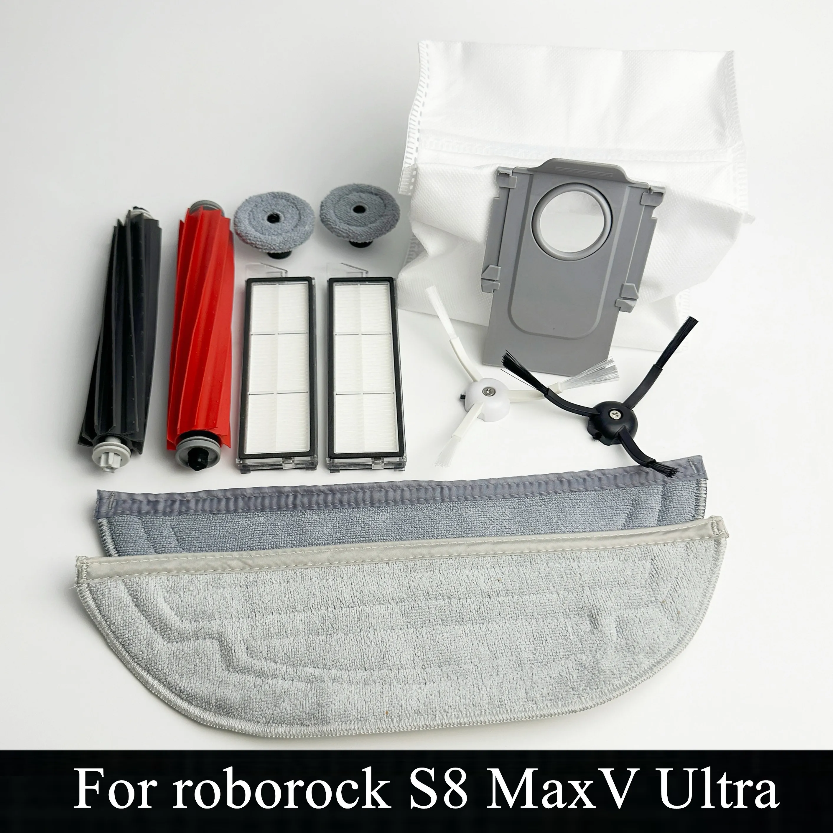 New for roborock S8 MaxV Ultra Robot Vacuum Spare Parts Main Side Brushes Mop Cloths HEPA Filters Dust Bags Accessories
New for roborock S8 MaxV Ultra Robot Vacuum Spare Parts Main Side Brushes Mop Cloths HEPA Filters Dust Bags Accessories