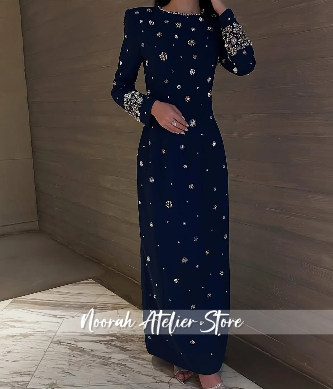 New Blue Beaded O N Luxurious Women's Evening Dresses 2025 Dubai Long Sleeves Celebrity Dress Prom Gown Vestidos Customized
New Blue Beaded O N Luxurious Women's Evening Dresses 2025 Dubai Long Sleeves Celebrity Dress Prom Gown Vestidos Customized