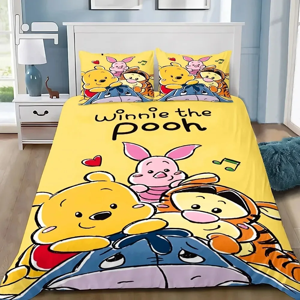 Disney Winnie The Pooh Bedding Sets,children Yellow Girl Quilt Cover Set,3D Cartoon Bear Baby Duvet Cover and Pillowcases
Disney Winnie The Pooh Bedding Sets,children Yellow Girl Quilt Cover Set,3D Cartoon Bear Baby Duvet Cover and Pillowcases