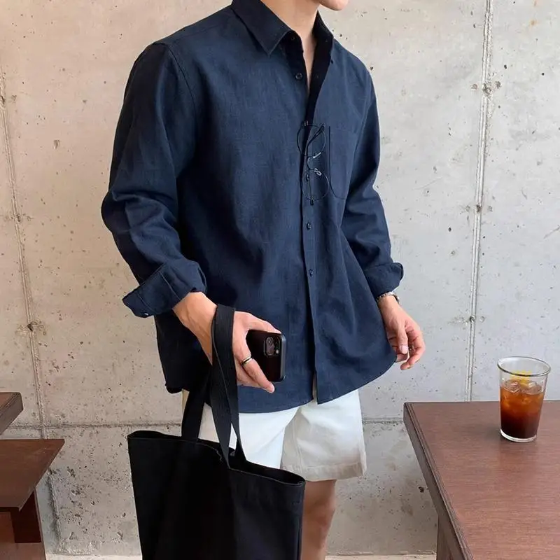 Men's Long Sleeve Shirt Jacket Top CleanFit Waist-Cinching Pocket Detail Iron-Free Polyester Spring 2024 Color
Men's Long Sleeve Shirt Jacket Top CleanFit Waist-Cinching Pocket Detail Iron-Free Polyester Spring 2024 Color