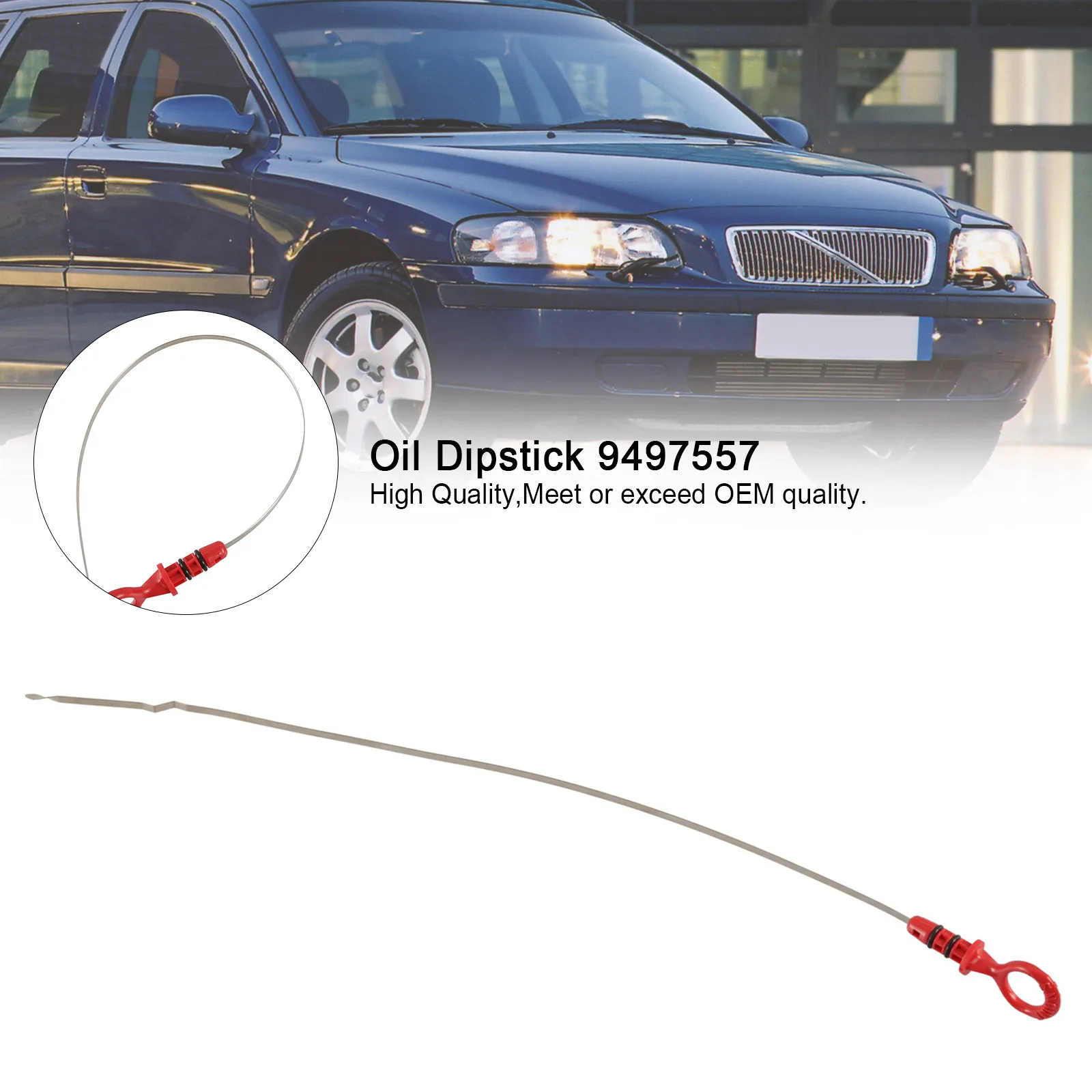 Areyourshop Oil Dipstick For Volvo D5 Diesel Engine V70 S60 S70 S80 XC70 XC90 9497557 8699543 30731177 Car Auto Parts
Areyourshop Oil Dipstick For Volvo D5 Diesel Engine V70 S60 S70 S80 XC70 XC90 9497557 8699543 30731177 Car Auto Parts