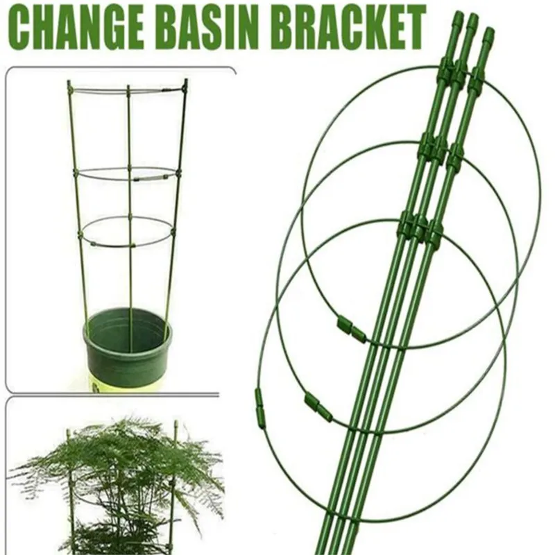 1/3/9 Pcs/set 3 Layers Plant Support Grow Stakes Round Plant Support Ring Plastic Plant Cage Holder Flower Pot Climbing Trellis
1/3/9 Pcs/set 3 Layers Plant Support Grow Stakes Round Plant Support Ring Plastic Plant Cage Holder Flower Pot Climbing Trellis