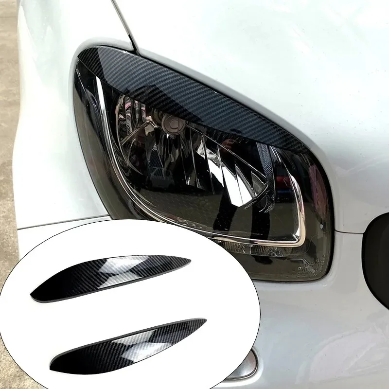 For Mercedes Benz Smart Fortwo Forfour 453 2015-2019 Car Headlight Eyelid Eyebrow Trim Strips Carbon Color Exterior Accessories
For Mercedes Benz Smart Fortwo Forfour 453 2015-2019 Car Headlight Eyelid Eyebrow Trim Strips Carbon Color Exterior Accessories