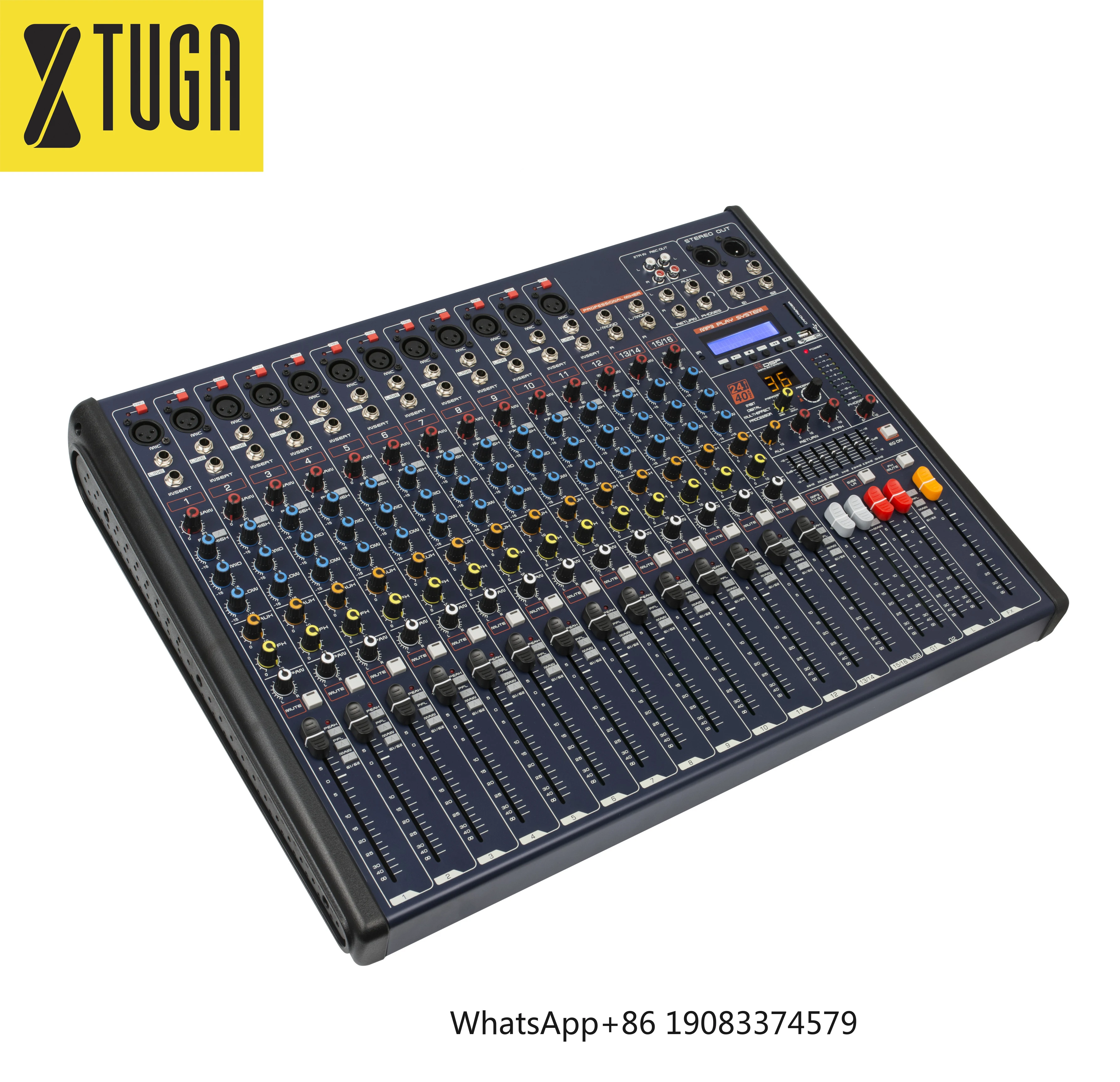 Цифровой микшерный пульт Xtuga MKX16 Pro с 99 DSP-эффектами
Цифровой микшерный пульт Xtuga MKX16 Pro с 99 DSP-эффектами