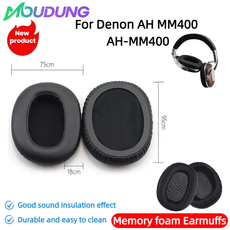 MOUDUNG Replacement Headset Ear Pad PU Leather Sponge Foam Ear Pads for Denon AH-MM400 Headphones High Quality Fit perfectly
MOUDUNG Replacement Headset Ear Pad PU Leather Sponge Foam Ear Pads for Denon AH-MM400 Headphones High Quality Fit perfectly