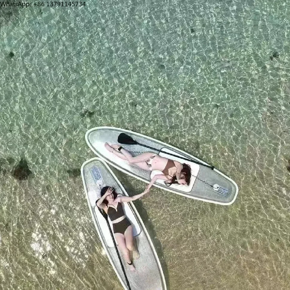 Crystal Clear Stand up Paddle Board Surfing Ocean SUP Transparent PC Sea Sport Water Rowing Board
Crystal Clear Stand up Paddle Board Surfing Ocean SUP Transparent PC Sea Sport Water Rowing Board