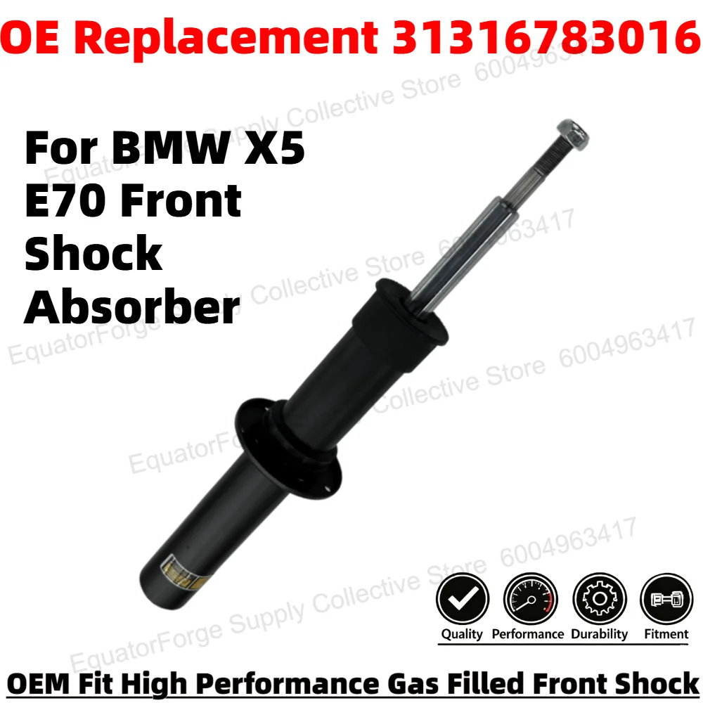 High Performance Front Shock Absorber for BMW X5 E70 Smooth Ride OE Replacement 31316783016
High Performance Front Shock Absorber for BMW X5 E70 Smooth Ride OE Replacement 31316783016