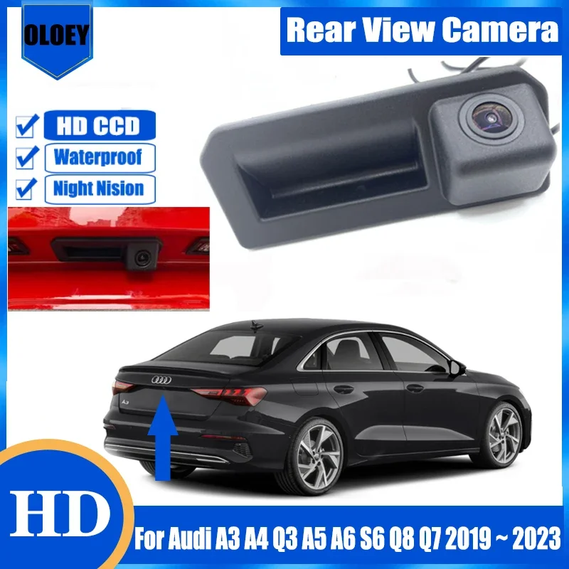 HD камера заднего вида для Audi A3 A4 Q3 A5 A6 S6 Q8 Q7 2019 ~ 2023 водонепроницаемая камера ночного видения | Резервная камера заднего вида для парковки
HD камера заднего вида для Audi A3 A4 Q3 A5 A6 S6 Q8 Q7 2019 ~ 2023 водонепроницаемая камера ночного видения | Резервная камера заднего вида для парковки