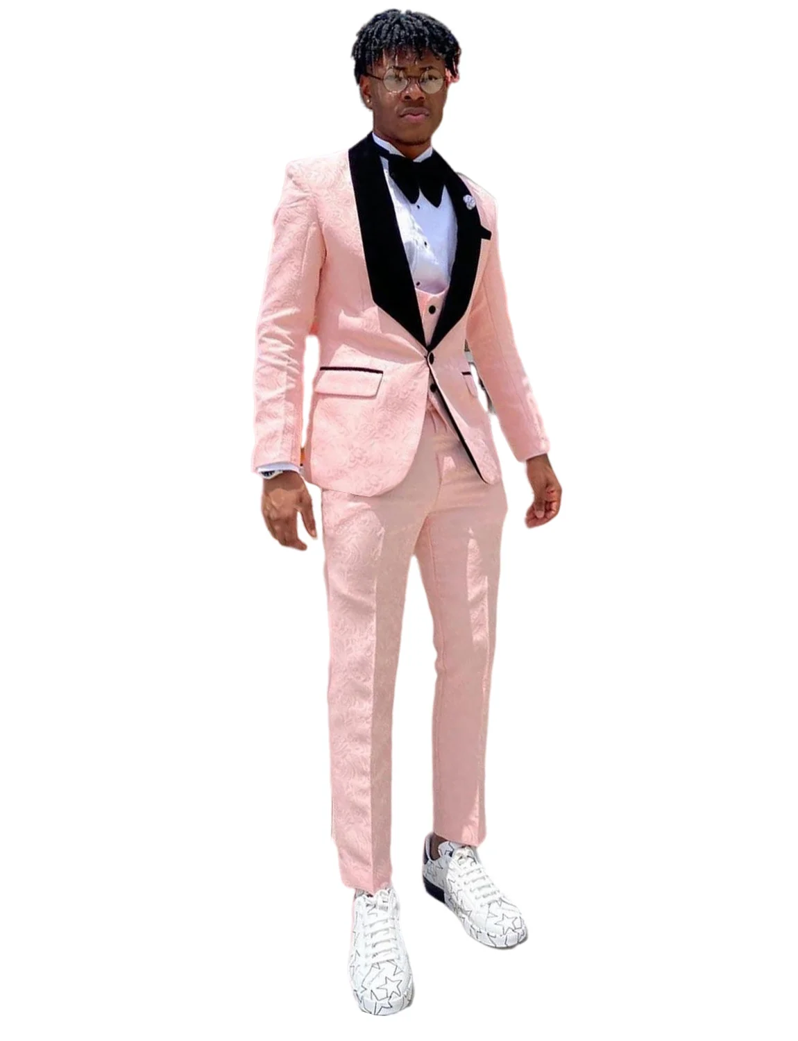 Men's Jacquard Three Pieces Suit Single Breasted Shawl Lapel Party Prom Wedding Dinner Tuxedos
Men's Jacquard Three Pieces Suit Single Breasted Shawl Lapel Party Prom Wedding Dinner Tuxedos