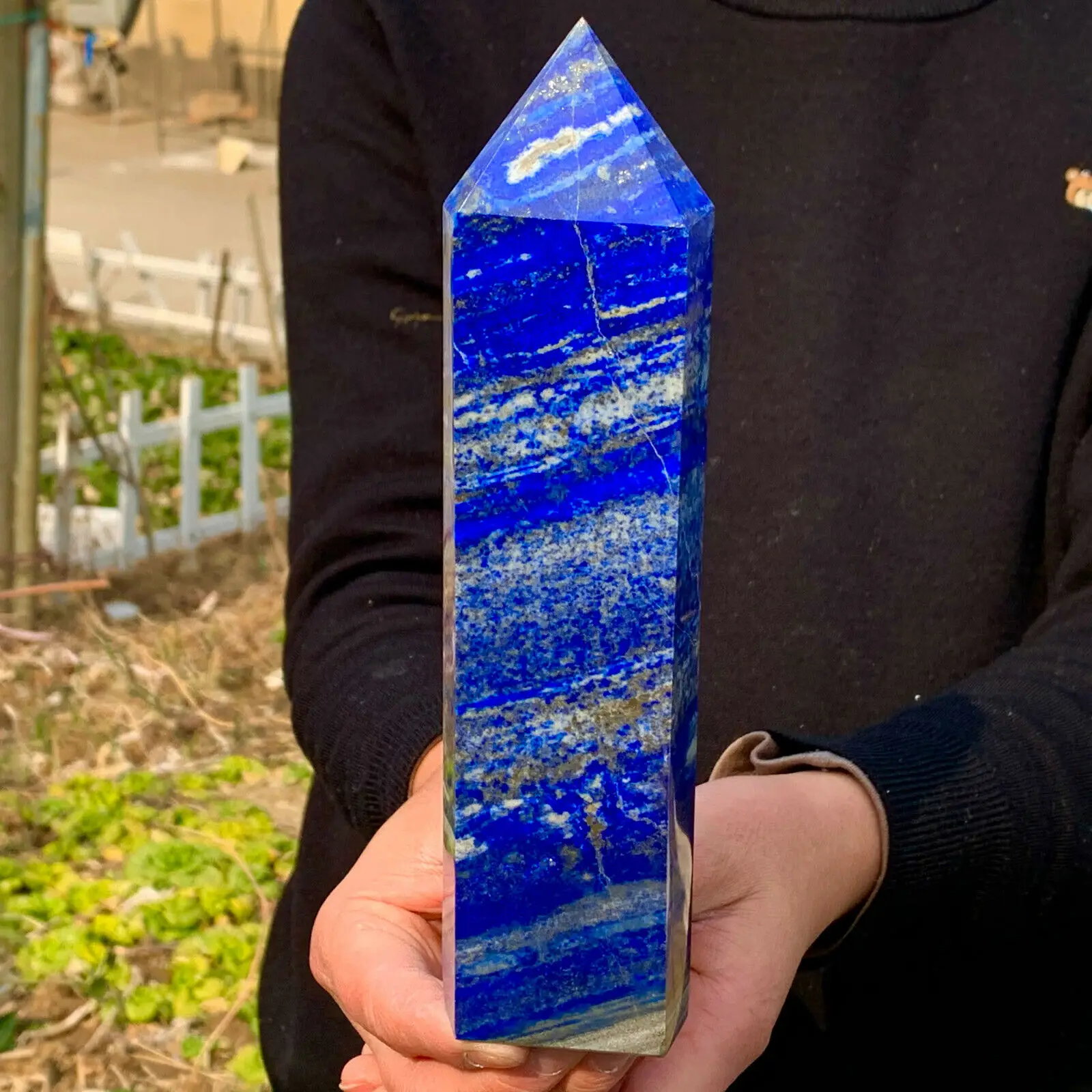 Natural Lapis Lazuli Column Crystal Wand Healing Home Office Decoration Gifts Mineral Demagnetization
Natural Lapis Lazuli Column Crystal Wand Healing Home Office Decoration Gifts Mineral Demagnetization